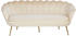 SalesFever Muschel-Sofa 3-Sitzer 180x54x78cm beige
