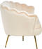 SalesFever Muschel-Sofa 3-Sitzer 180x54x78cm beige