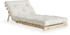 Karup Schlafsofa KARUP DESIGNRoots 90 cm Gestell natur beige (natur) Einzel inkl. Futonmatratze Liegefläche 90x200 cm (20545844-0)