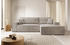Selsey Ecksofa Farese Ottomane rechts Beige