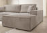 Selsey Ecksofa Farese Ottomane rechts Beige