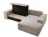 Selsey Ecksofa Farese Ottomane rechts Beige