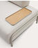 Kave Home Compo Drom 3-Sitzer-Sofa mit kleinem Tablett beige 232x98x82 cm