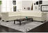 vidaXL Chesterfield Ecksofa 6-Sitzer Kunstleder Weiß (243616)