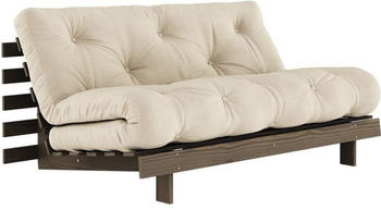 Karup Design ROOTS Schlafsofa carob/beige 160x105x85 cm / 206x160x20 cm