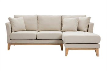 Miliboo Right Angle Sofa Oslo Light Beige