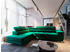 masseno Ecksofa SELVA L-Form 275x202x90 cm Dunkelgrün (Monolith 47)