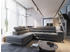masseno Ecksofa SELVA L-Form 275x202x90 cm Grau (Monolith 85)