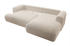 Selsey Ovo L-Form Sofa Boucle-Bezug rechts Beige