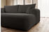 Selsey Ovo L-Form Sofa Boucle-Bezug rechts dunkelgrau