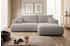 Selsey Ovo L-Form Sofa Boucle-Bezug rechts