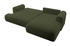 Selsey Ovo L-Form Sofa Boucle-Bezug rechts olivgrün