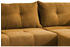 Mid.you Wohnlandschaft Restato Cord 246x177 cm links gold