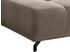 Mid.you Wohnlandschaft Restato Cord 246x177 cm links Graubraun