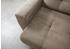 Mid.you Wohnlandschaft Restato Cord 246x177 cm links Graubraun