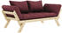 Karup Design BEBOP Schlafsofa clear/bordeaux 174x80x80 cm / 206x80x42 cm