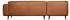BePureHome Ecksofa Statement Eco Leder Links 274x210x77 cm Cognac