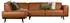 BePureHome Ecksofa Statement Eco Leder Links 274x210x77 cm Cognac