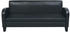 vidaXL 3-Sitzer-Sofa Kunstleder Schwarz (245588)