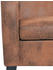 vidaXL 3-Sitzer Sofa Kunstleder Wildleder-Optik Braun (245586)