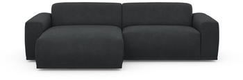 Trendmanufaktur Ecksofa Braga 255x72x160 cm anthrazit