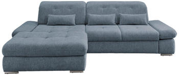 Livetastic 4-Sitzer Dalila L-Form 196x300x101cm hellblau