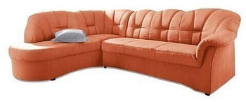 Domo Polstermöbel Ecksofa Papenburg 235x142cm terrakotta