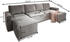 masseno Ecksofa ASPRA U-Form 299x143x83 cm Beige