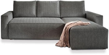 masseno Ecksofa POTARO L-Form 232cm grau (POSO 60)