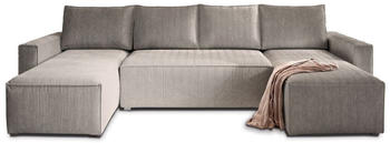 masseno Ecksofa ASPRA U-Form 299x143x83 cm creme (POSO 02)