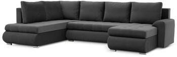 Adams Group Ecksofa TOKIO II U-förmig -Bettkästen 300 cm Kronos 34 Links