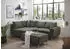 Froschkönig24 Calanda Ecksofa inkl. Hocker 249x175 cm Rechts Moosgrün