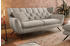 Kawola 2,5-Sitzer Velvet Cord CHARME steingrau