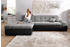 Domo Polstermöbel Ecksofa Moric XXL R links 300x172x80 cm silber/schwarz