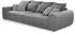 Jockenhöfer XXL Moldau Luxus-Microfaser 306x83x134 cm grau/hellgrau