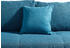 Jockenhöfer Ecksofa mit Bettfunktion und Bettkasten Orlando 257x82x215 cm petrol