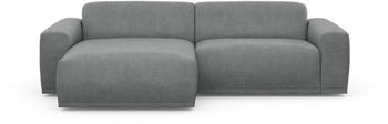 Trendmanufaktur Ecksofa Braga 255x72x160 cm grau
