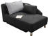 Jockenhöfer Chaiselongue mit Bettfunktion und Bettkasten (149x80x90cm)