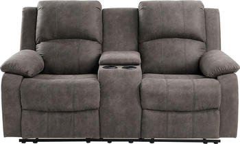 Atlantic Home Collection 2-Sitzer Cicero 173x99x99 cm dunkelgrau