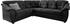 sit&more Eck-Sofa 262x90x212cm SAVONA Naturleder schwarz
