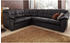 sit&more Eck-Sofa 262x90x212cm SAVONA Naturleder schwarz