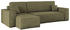 Kaiser Möbel Ecksofa L-form BEST Dicker Cord Links Olive