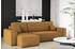 Kaiser Möbel Ecksofa L-form BEST Dicker Cord Links Senf