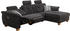 Jockenhöfer Gruppe Ecksofa mit USB-Ladestation 299x105x105 cm schwarz (90624352-0)