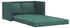vidaXL Bodensofa mit Schlaffunktion Dunkelgrün 122x204x55 cm Samt (353961)