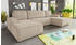 SILAPE Wohnlandschaft Totti - U-Form Schlafsofa mit Bettkasten Cord Beige (Poso 100)