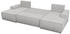 SILAPE Wohnlandschaft Totti - U-Form Schlafsofa mit Bettkasten Cord Beige (Poso 100)