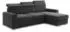 Möbel Punkt Ecksofa TOKIO 242x168x79 cm Anthrazit/schwarz