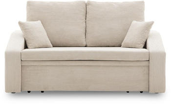 Adams Group Sofa DORMA 148x86 mit schlaffunktion POSO 100 Beige