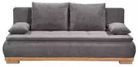 ED EXCITING DESIGN Schlafsofa "Mila" mit Bettkasten & 2 Armlehnenkissen